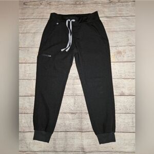 Figs Black Zamora Jogger Scrub Pants